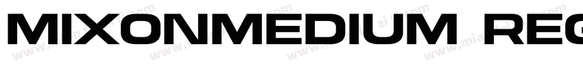 MixonMedium Regular字体转换